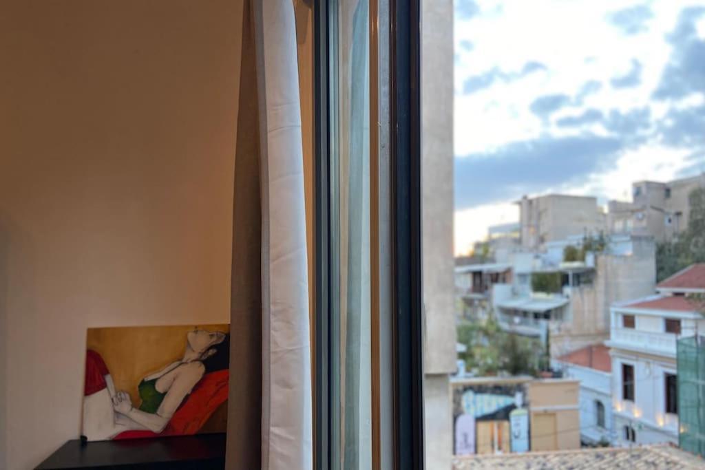 Apartament Downtown Athens Loft With Acropolis Terrace View Zewnętrze zdjęcie