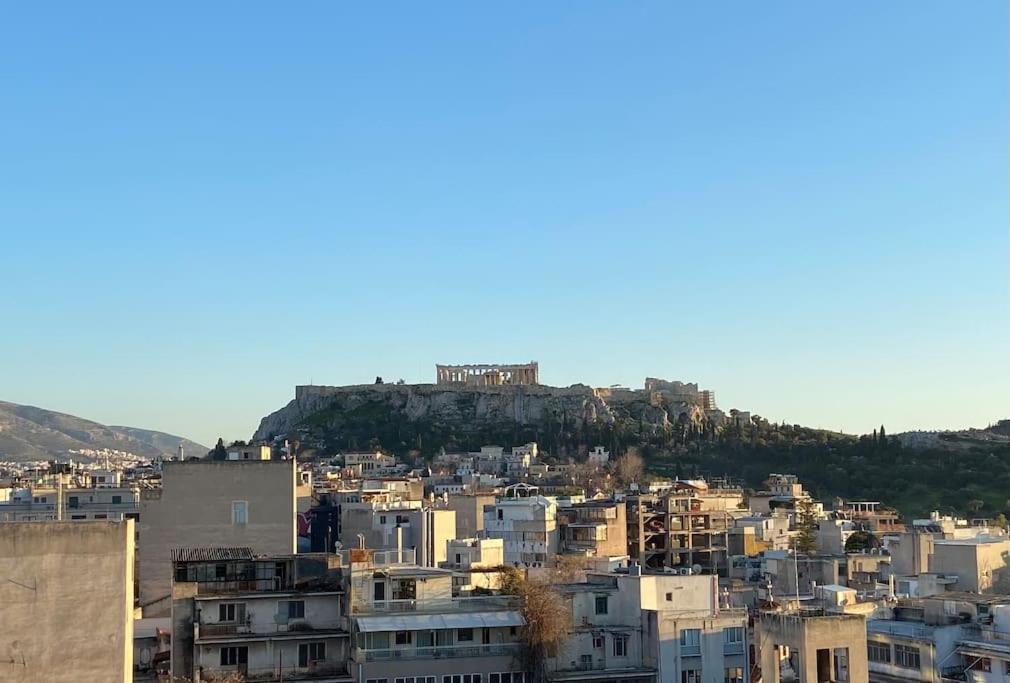 Apartament Downtown Athens Loft With Acropolis Terrace View Zewnętrze zdjęcie